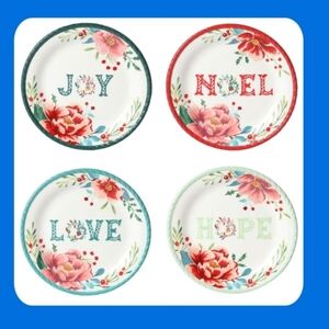 🎄 SALE New Pioneer Woman Merry Meadow Appetizer Plates